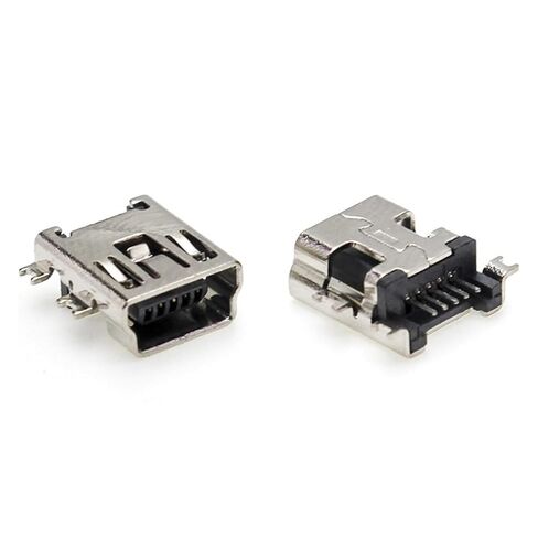 fengpeng 10-50PCS/lot SMD 5P mini USB Female Socket Interface Shell 4 feet Suspended(50 Piece) in Saudi Arabia