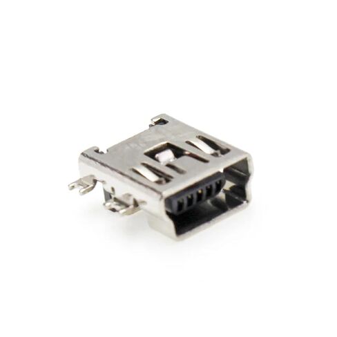 fengpeng 10-50PCS/lot SMD 5P mini USB Female Socket Interface Shell 4 feet Suspended(50 Piece) in Saudi Arabia