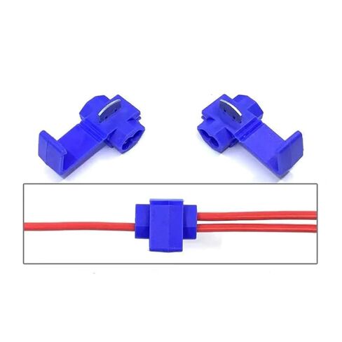 fengpeng 20pcs/Lot Wire Cable Connectors Lock Electric Quick Splice Terminals Crimp NonDestructive Without Breaking Line AWG 22-18 in Saudi Arabia