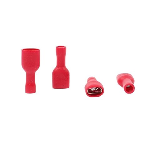 fengpeng FDFD1-250 FDFD1.25-250 Insulating Female Insulated Electrical Crimp Terminal Connectors Cable Wire Connector 100PCS/Pack FDFD in Saudi Arabia