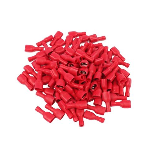 fengpeng FDFD1-250 FDFD1.25-250 Insulating Female Insulated Electrical Crimp Terminal Connectors Cable Wire Connector 100PCS/Pack FDFD in Saudi Arabia