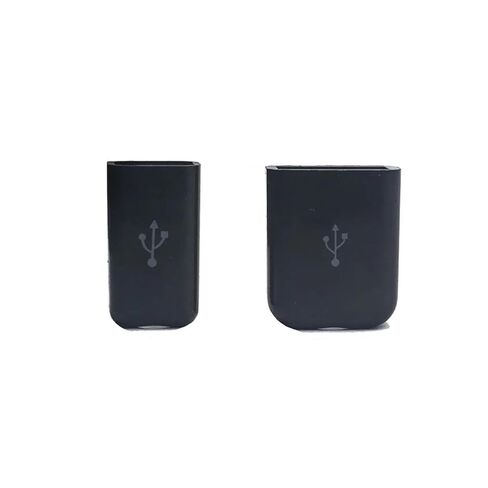 fengpeng 10pcs Mini USB Type C Male Head with Sheath Micro USB Jack Connector Plastic Shell Tail Sockect Plug Terminal DIY(White,10 Piece) in Kuwait