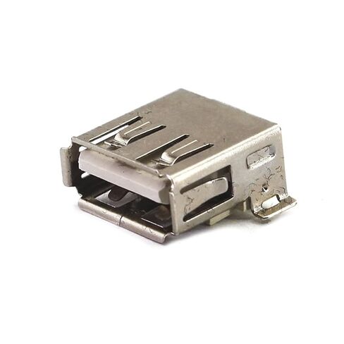 fengpeng Female SMT Warp Edge USB 2.0 Type A 4 Pin Feet 90 Degree Crimping Charge Plug Socket Jack Connector Wire A dapeter DIY(Style 2,10 Piece) in Saudi Arabia