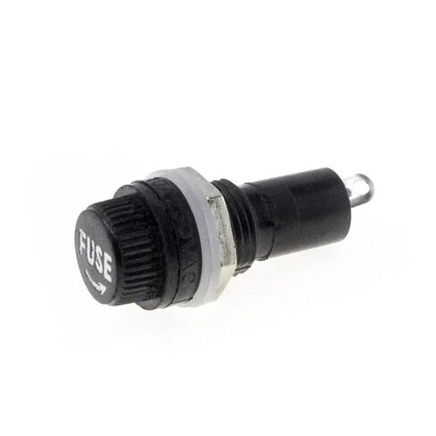 fengpeng 5 pcs/lot 5 * 20mm 10A 250V Glass Fuse Holders 5x20 6x30 Black Insurance Tube Socket Panel Mount Copper(2 Piece,6x30mm) in Saudi Arabia