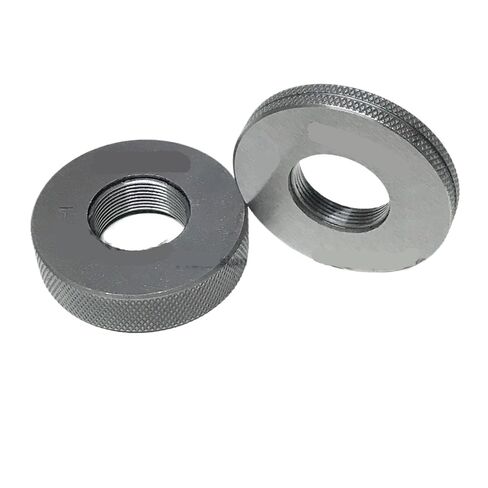 2-piece 6G Metric Thread Ring Gauge Set, Specifications Include M20 X2.5 X1. and M20X1, Pass-Stop TZ fine(M20X1.5 6G) in Kuwait