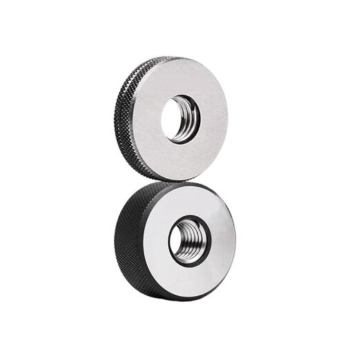 2 قطعة/مجموعة قياس حلقة الخيط تمرير وإيقاف متري 6h M6-M60 درجة الخيط 0.75(M28X0.75 6h) in Kuwait