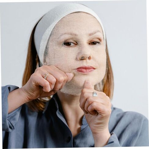 Beavorty 100pcs Facial Mask Sheets Disposable Hydrating Gauze for Skin Care Face Mask Sheets Skin Care Supplies in Saudi Arabia