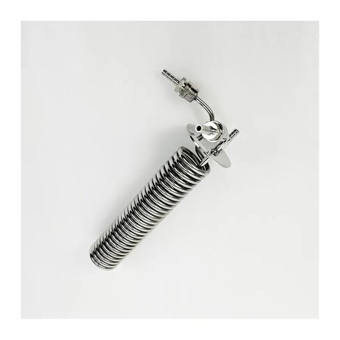 3" 76mm(OD91mm) Tri-clamp Distiller Cooling Coil with 1/2" Female Or Male Thread Reflux Condenser Height 295mm SS304(Female Thread) in Saudi Arabia