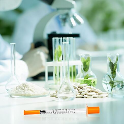 محاقن U-100 0.5 مل 32 جرام 1/4 بوصة (6 مم)، مستلزمات المختبرات، مغلفة بشكل فردي، عبوة من 100 قطعة in Kuwait