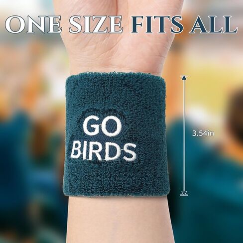 Football Arm Bands for Football Fans Merch, Go Birds Wristbands, Game Day Gifts for Men in Saudi Arabia