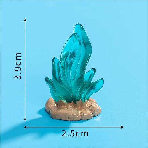 Cute Mini Creative Noctilucent Marine Animals, Blue Seagrass Hinge Heads Decorative Topper Set 6PCS, Home Decoration,Magnetic Hinge Head Toppers Door Hinge in Saudi Arabia