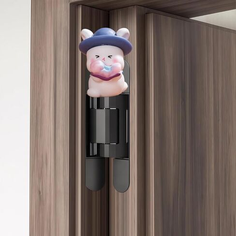Cute Mini Creative Magician, Take The Magic Book Rabbit Hinge Heads Decorative Topper Set 3PCS, Home Decoration,Magnetic Hinge Head Toppers Door Hinge in Saudi Arabia