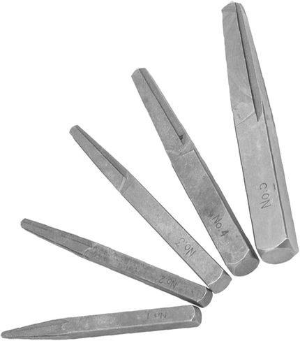 مجموعة استخراج البراغي، 5 قطع أداة إزالة البراغي التالفة مع ساق سداسية، لإزالة البراغي المكسورة والمسامير والمسامير in Kuwait