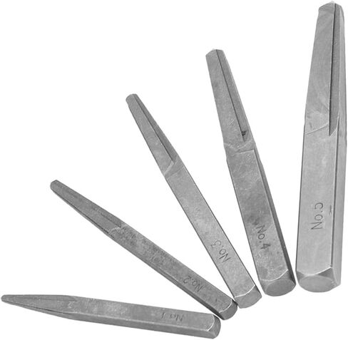 مجموعة استخراج البراغي، 5 قطع أداة إزالة البراغي التالفة مع ساق سداسية، لإزالة البراغي المكسورة والمسامير والمسامير in Kuwait