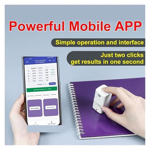 مقياس الألوان لمستشعر الألوان الرقمي المحمول لفحص الألوان، قارئ الألوان 45 درجة/0 درجة LS170 لمراقبة جودة الألوان in Kuwait