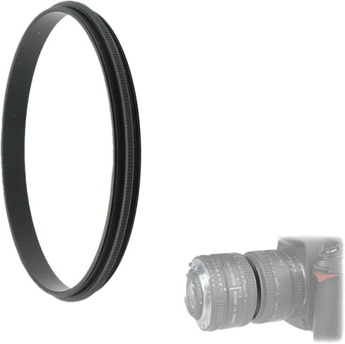 Aluminum Male to Male Adapter Ring for Camera 72-72mm, 72-77mm, 72-82mm (72-77mm) in Kuwait