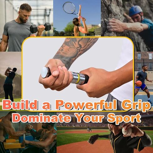 Forearm Strengthener and Wrist, Adjustable Resistance for Hand, Wrist & Forearm Strengthener with All-Metal Build, Portable Wrist Roller Exercise Equipment for Home Gym in Saudi Arabia