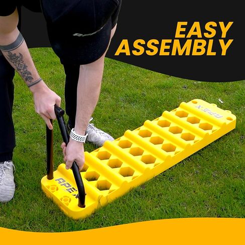 لوحة Apex Sports لكرة القدم مع 4 إعدادات زاوية قابلة للتعديل - مدرب تمرير كرة القدم المحمول ومدرب الكرة الطائرة مع حقيبة حمل وحقيبة رمل in Kuwait