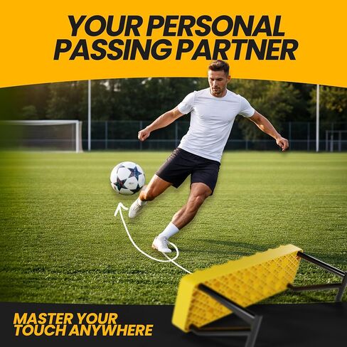 لوحة Apex Sports لكرة القدم مع 4 إعدادات زاوية قابلة للتعديل - مدرب تمرير كرة القدم المحمول ومدرب الكرة الطائرة مع حقيبة حمل وحقيبة رمل in Kuwait