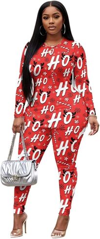 Yuuxorilu Leggings for Women 2 Piece Outfits Set Casual Long Sleeve Tracksuit Gym Clothes in Saudi Arabia