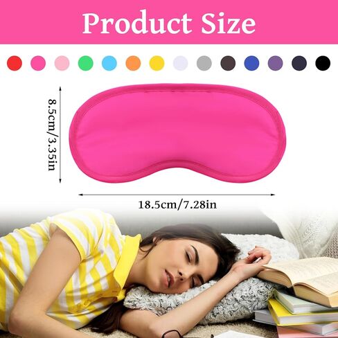 14 Pcs Multicolor Blindfolds for Games Eye Mask Sleep Sleeping Mask Travel Sleep Masks Team Building Games Party with Nose Pad and Adjustable Strap for Women Men Kids Unisex 14 Colors in Saudi Arabia