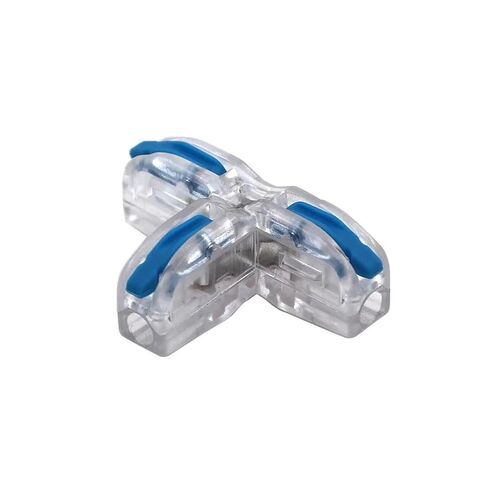 Universal Compact Wiring Splicing Conector Wire Connector 222-412 L+e+d Strip Lighting Electric Quick Connectors Conductor Push-in P421 2 3 Pin Splicing Terminal Blocks(T11WB,50PCS) in Saudi Arabia