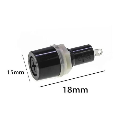 fengpeng 5x20mm 10A Cross Glass Fuse Holder Connectors Insurance Socket Copper Wire Circuit Breakers 5 * 20 Insurance Panel Mount(1 Piece) in Kuwait