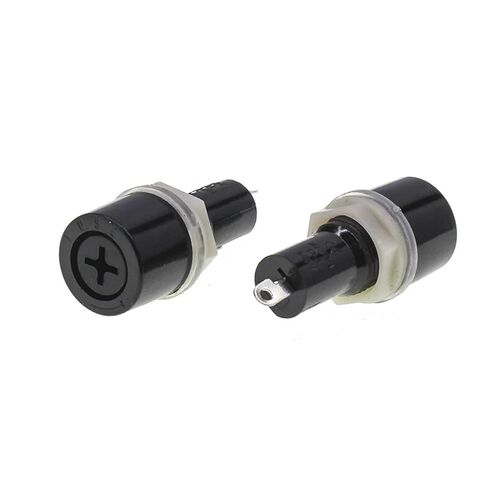 fengpeng 5x20mm 10A Cross Glass Fuse Holder Connectors Insurance Socket Copper Wire Circuit Breakers 5 * 20 Insurance Panel Mount(1 Piece) in Kuwait