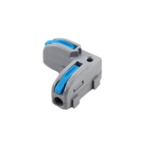 Universal Compact Wiring Splicing Conector Wire Connector 222-412 L+e+d Strip Lighting Electric Quick Connectors Conductor Push-in P421 2 3 Pin Splicing Terminal Blocks(T11WB,50PCS) in Saudi Arabia