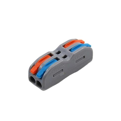 Universal Compact Wiring Splicing Conector Wire Connector 222-412 L+e+d Strip Lighting Electric Quick Connectors Conductor Push-in P421 2 3 Pin Splicing Terminal Blocks(T11WB,50PCS) in Saudi Arabia
