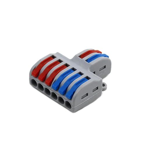 Universal Compact Wiring Splicing Conector Wire Connector 222-412 L+e+d Strip Lighting Electric Quick Connectors Conductor Push-in P421 2 3 Pin Splicing Terminal Blocks(T11WB,50PCS) in Saudi Arabia