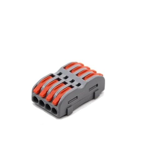 Universal Compact Wiring Splicing Conector Wire Connector 222 3 4 5 Pin Splicing Terminal Blocks L+e+d Strip Lighting Electric Quick Connectors Conductor Rail Conector(K42,30PCS) in Saudi Arabia