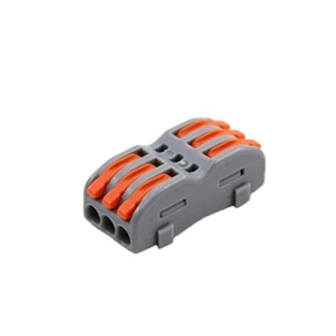 Universal Compact Wiring Splicing Conector Wire Connector 222 3 4 5 Pin Splicing Terminal Blocks L+e+d Strip Lighting Electric Quick Connectors Conductor Rail Conector(K42,30PCS) in Saudi Arabia