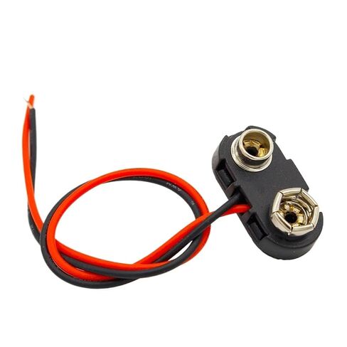 fengpeng 10pcs 9V Battery Snap Connector Clip Lead Wires Holder in Saudi Arabia