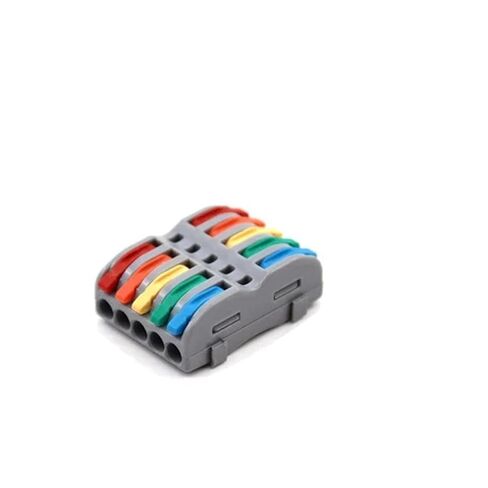 Universal Compact Wiring Splicing Conector Wire Connector 222 3 4 5 Pin Splicing Terminal Blocks L+e+d Strip Lighting Electric Quick Connectors Conductor Rail Conector(K42,30PCS) in Saudi Arabia