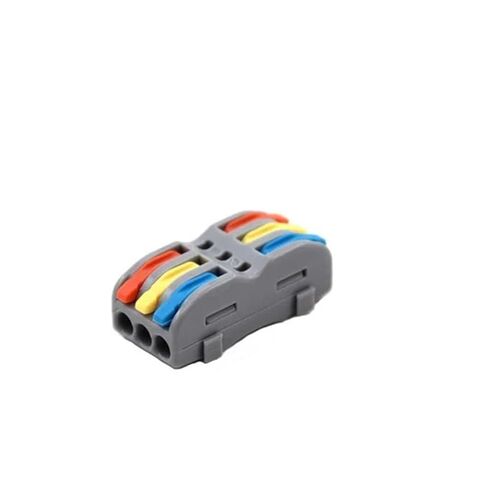 Universal Compact Wiring Splicing Conector Wire Connector 222 3 4 5 Pin Splicing Terminal Blocks L+e+d Strip Lighting Electric Quick Connectors Conductor Rail Conector(K42,30PCS) in Saudi Arabia