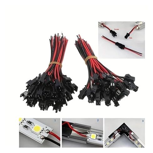 Fengpeng 10 أزواج ذكر إلى أنثى توصيل سلك طرفي موصل SM خط LED مصباح السقف النازل in Kuwait