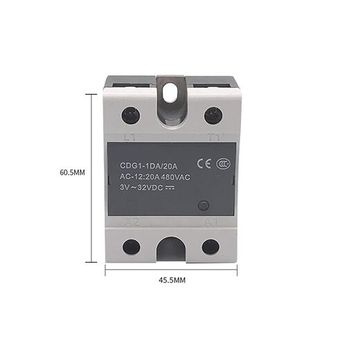 Single Phase SSR Solid-State Relay CDG1-1DA/25A DC Controlled AC in Saudi Arabia