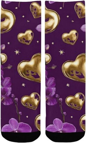 جوارب المشي لمسافات طويلة على شكل قلب جالاكسي - جوارب شتوية حرارية سميكة دافئة للأولاد والبنات الصغار للمدرسة، والارتداء اليومي والأنشطة الخارجية in Kuwait