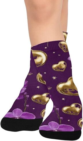 جوارب المشي لمسافات طويلة على شكل قلب جالاكسي - جوارب شتوية حرارية سميكة دافئة للأولاد والبنات الصغار للمدرسة، والارتداء اليومي والأنشطة الخارجية in Kuwait