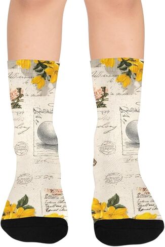 جوارب كلاسيكية لرسم عيد الفصح - جوارب للمشي لمسافات طويلة للأولاد والبنات الصغار دافئة وسميكة للشتاء الحراري للمدرسة، والارتداء اليومي والأنشطة الخارجية in Kuwait