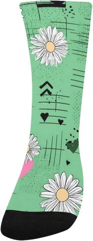 جوارب باستيل فلورال بوب للتنزه سيرًا على الأقدام - جوارب شتوية حرارية سميكة دافئة للأطفال الصغار للأولاد والبنات للمدرسة، والارتداء اليومي والأنشطة الخارجية in Kuwait