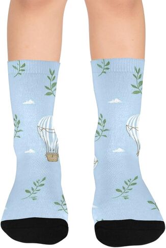 جوارب Sky Balloon Vines للمشي لمسافات طويلة - جوارب شتوية حرارية سميكة دافئة للأولاد والبنات للمدرسة، والارتداء اليومي والأنشطة الخارجية in Kuwait