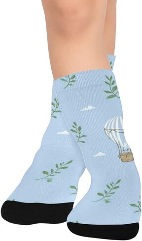 جوارب Sky Balloon Vines للمشي لمسافات طويلة - جوارب شتوية حرارية سميكة دافئة للأولاد والبنات للمدرسة، والارتداء اليومي والأنشطة الخارجية in Kuwait