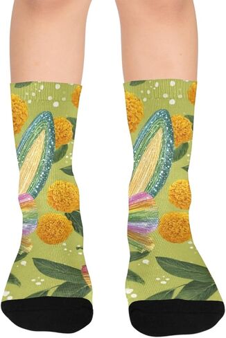 جوارب قوس قزح أرنب للتنزه سيرًا على الأقدام - جوارب شتوية حرارية سميكة دافئة للأطفال الصغار للأولاد والبنات للمدرسة، والارتداء اليومي والأنشطة الخارجية in Kuwait