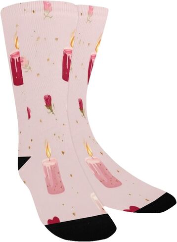 جوارب كاندل روز جلو باللون الوردي للمشي لمسافات طويلة - جوارب شتوية حرارية سميكة دافئة للأطفال الصغار للأولاد والبنات للمدرسة، والارتداء اليومي والأنشطة الخارجية in Kuwait