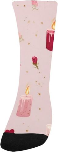 جوارب كاندل روز جلو باللون الوردي للمشي لمسافات طويلة - جوارب شتوية حرارية سميكة دافئة للأطفال الصغار للأولاد والبنات للمدرسة، والارتداء اليومي والأنشطة الخارجية in Kuwait