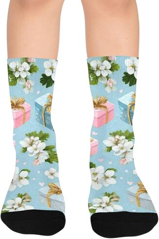 جوارب للمشي لمسافات طويلة بتصميم هدية حلوة - جوارب شتوية حرارية سميكة دافئة للأولاد والبنات الصغار للمدرسة، والارتداء اليومي والأنشطة الخارجية in Kuwait