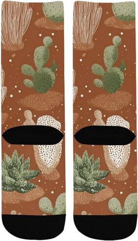 جوارب المشي لمسافات طويلة بتصميم عصاري صحراوي - جوارب شتوية حرارية سميكة دافئة للأولاد والبنات الصغار للمدرسة، والارتداء اليومي والأنشطة الخارجية in Kuwait