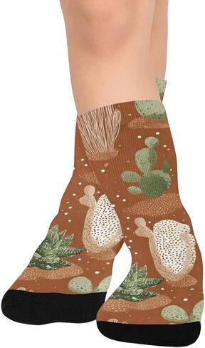 جوارب المشي لمسافات طويلة بتصميم عصاري صحراوي - جوارب شتوية حرارية سميكة دافئة للأولاد والبنات الصغار للمدرسة، والارتداء اليومي والأنشطة الخارجية in Kuwait